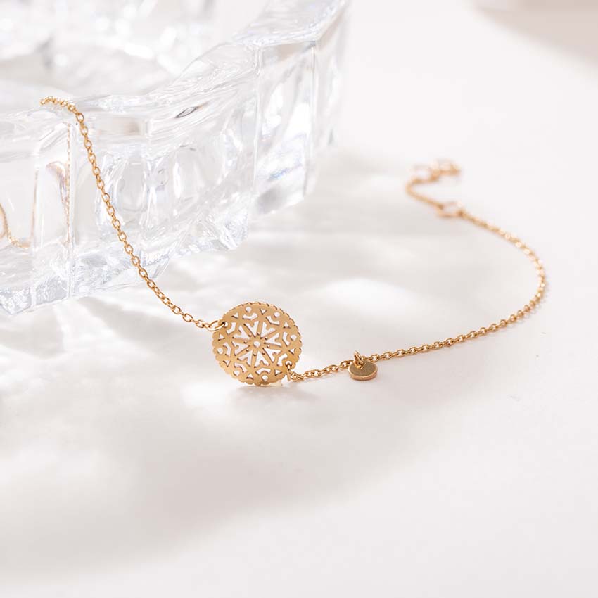 Handmade Sterling Silver 18ct Gold Bangle - Image 3