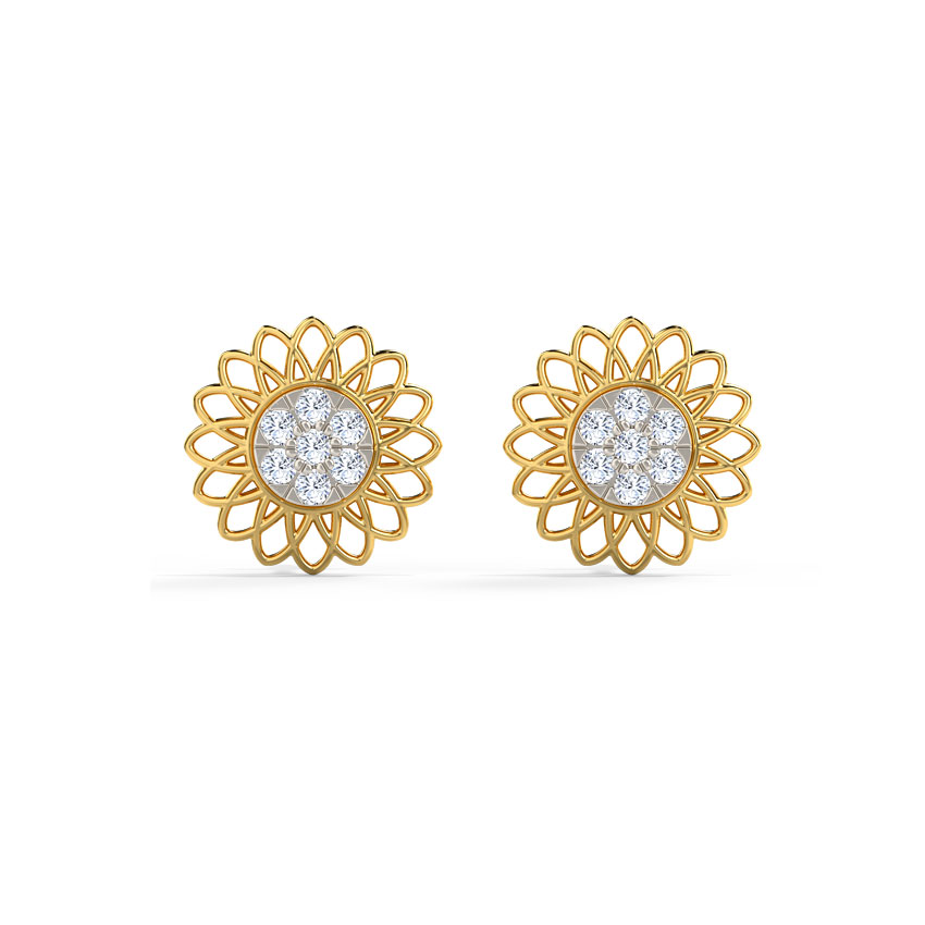 Evie Detachable Diamond Stud Earrings - Image 2