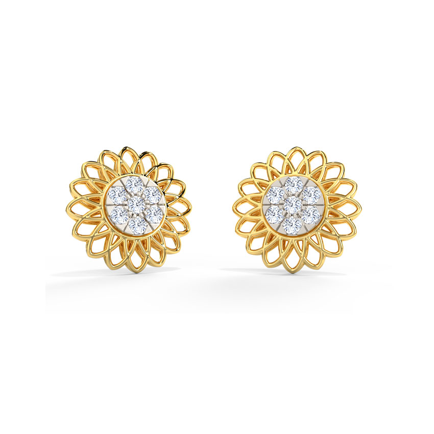 Evie Detachable Diamond Stud Earrings - Image 4