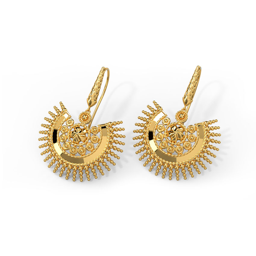 Chhavi's Jewels Bead Drop Dangler Earrings - Image 3