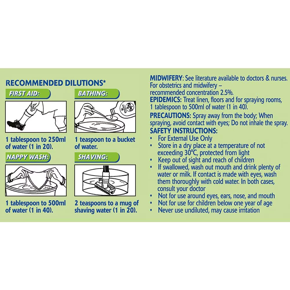 Dettol Antiseptic Germicidal Lotion 550 Ml Bottle - Image 3