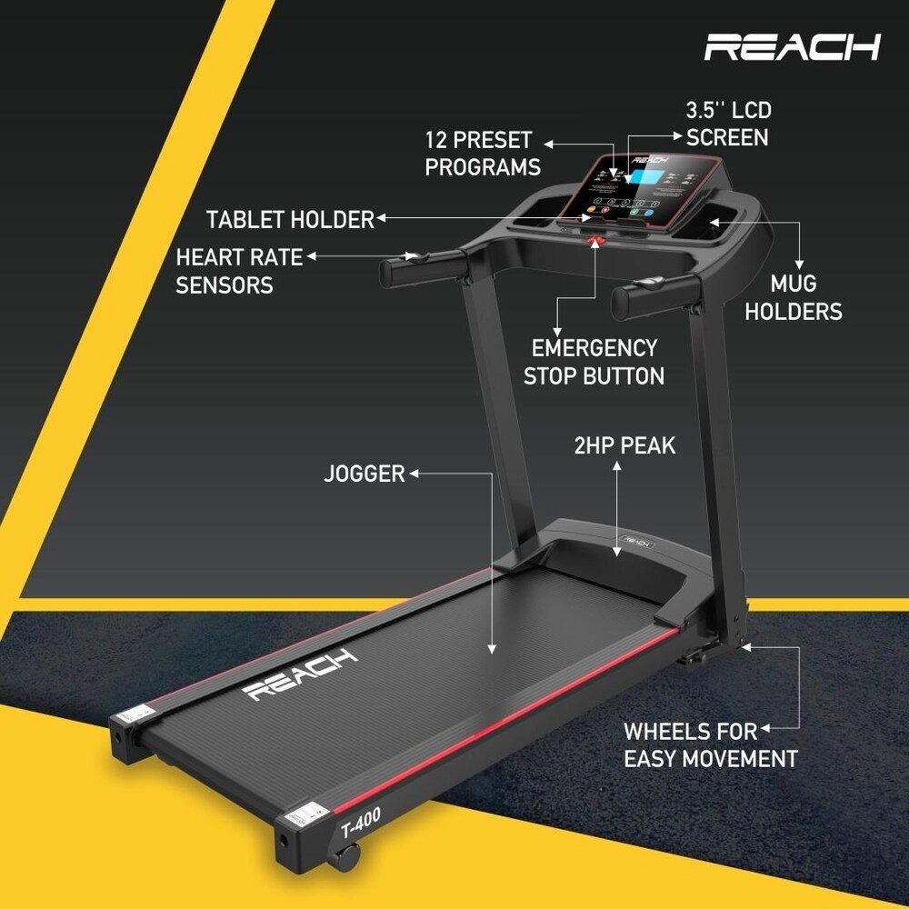 T-400 Motorized Running indoor Treadmill - Image 2